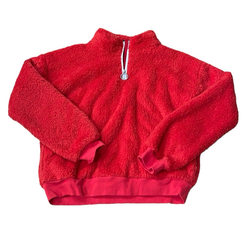 Id Ideology Big Girls Sherpa Quarter-Zip Pullover